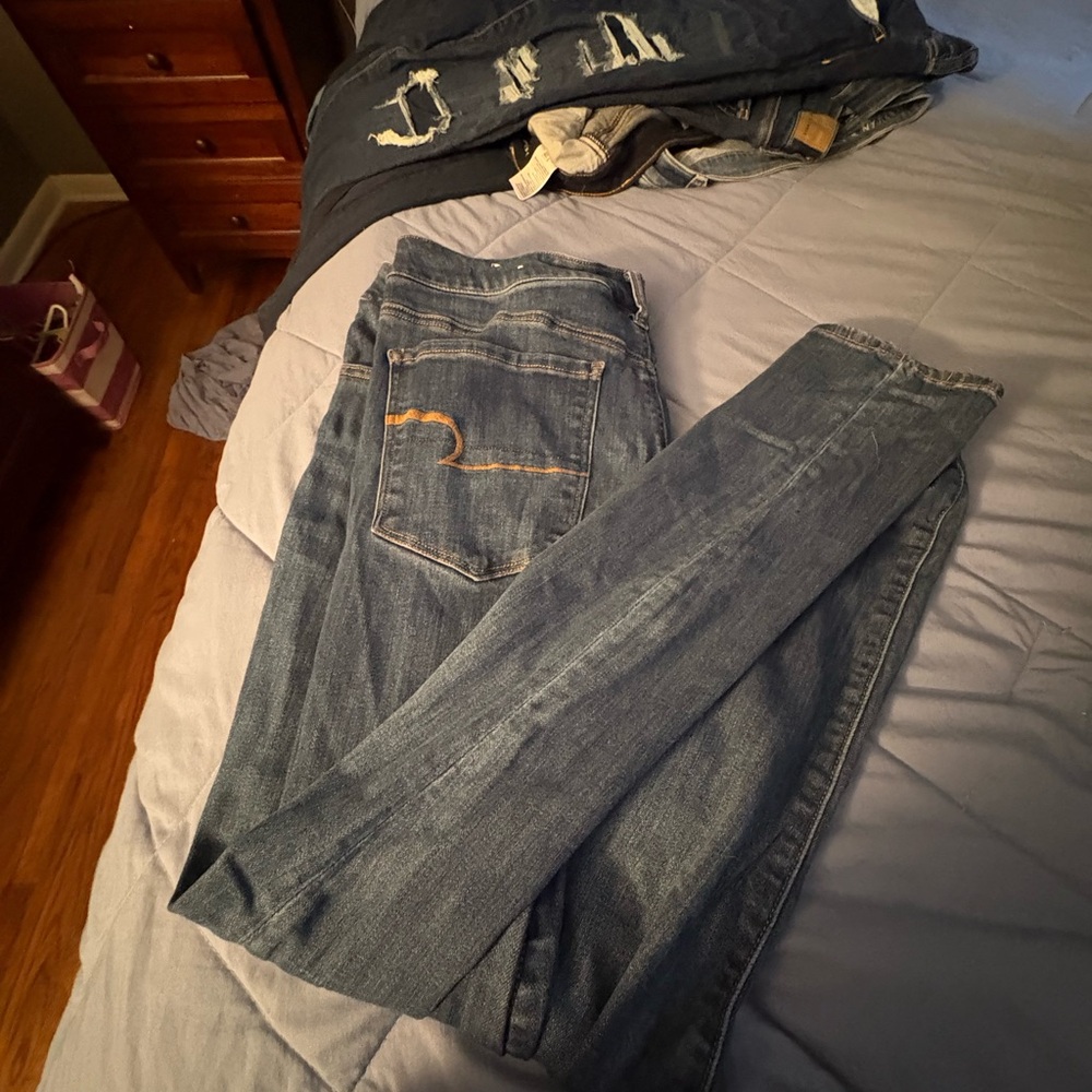 American Eagle Outfitters Classic Blue high rise jegging size 18 long